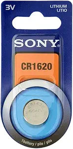 Sony CR1620 Battery Lithium Coin Cell 75mAh