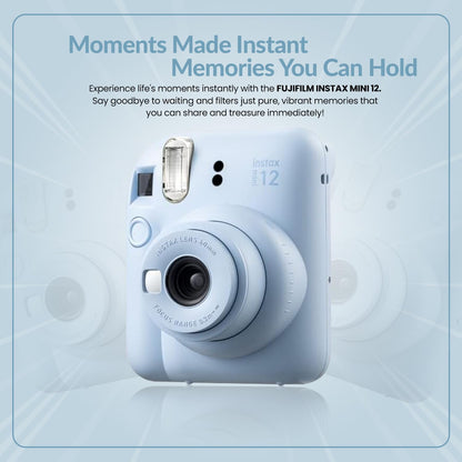 Fujifilm INSTAX mini 12 Pastel Blue Holiday Bundle