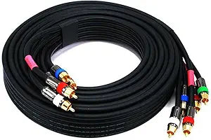Monoprice 6310 15ft Premium 5-RCA Component Video/Audio Cable