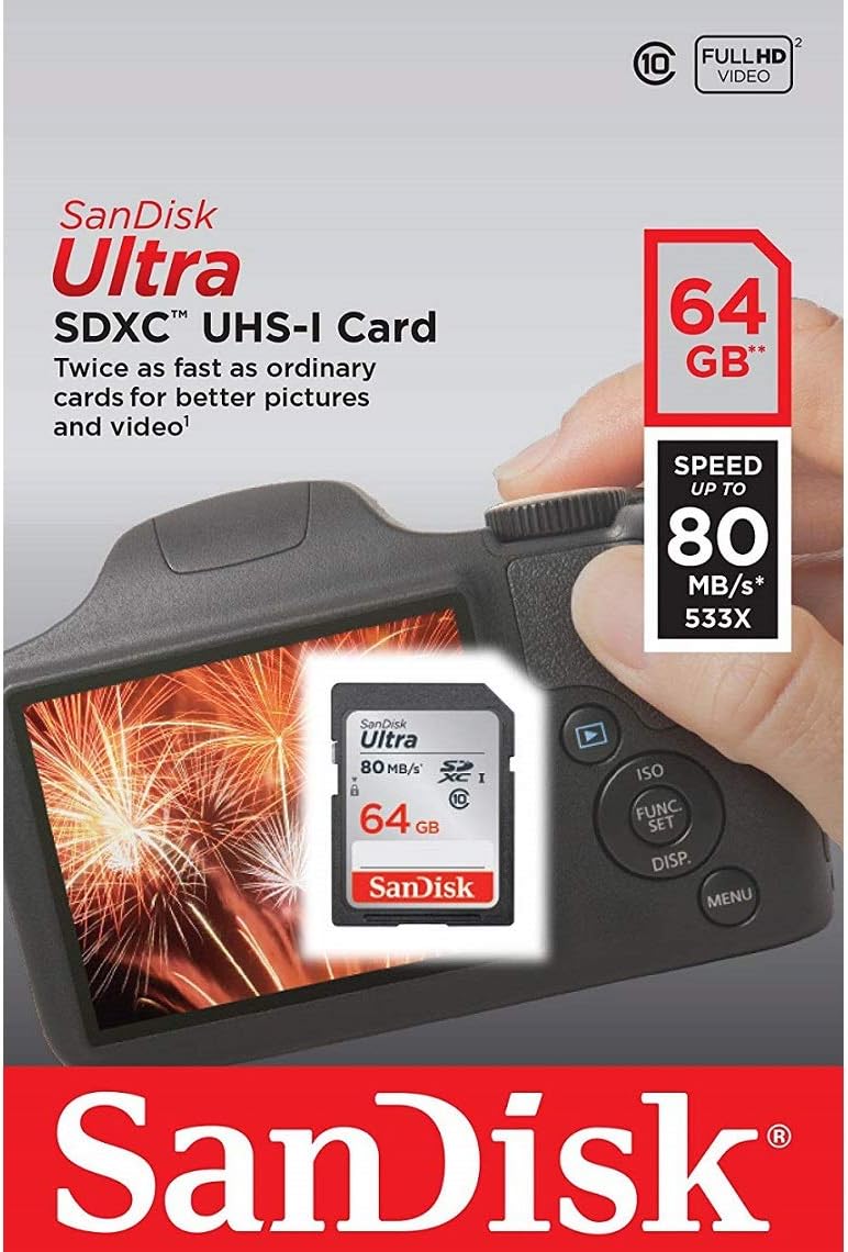 SanDisk SDSDUNC-064G 64GB Ultra SDXC UHS-I Card