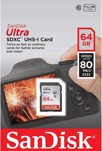 SanDisk SDSDUNC-064G 64GB Ultra SDXC UHS-I Card