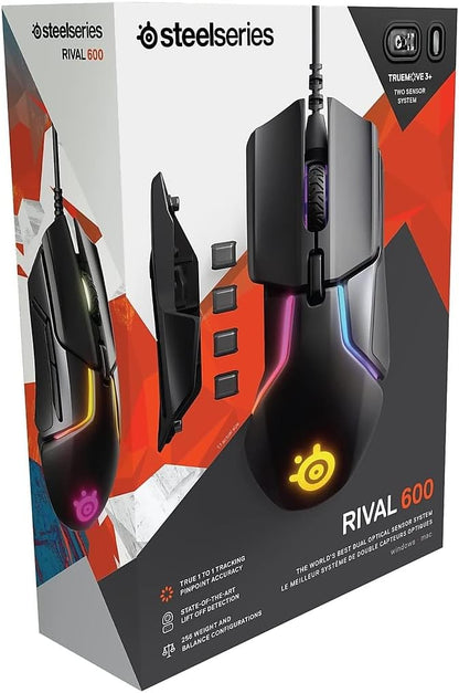 SteelSeries Rival 600 - Dual Sensor Gaming Mouse