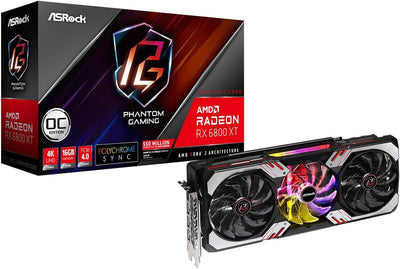 ASRock RX6800XT PGD 16GO Radeon RX 6800 XT Graphics Card