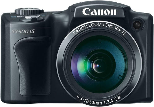 Canon 6353B001 PowerShot SX500 is 16.0 MP Digital Camera 30x Zoom