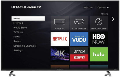 Hitachi 50R8 50-Inch 4K Roku Smart TV - Renewed
