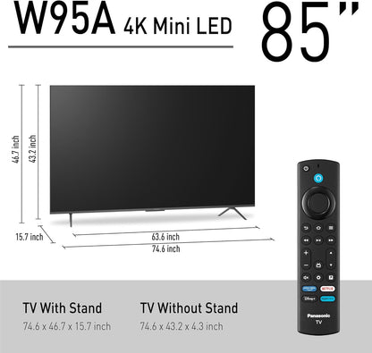 Panasonic TV-85W95AP 85-Inch Mini LED Fire TV