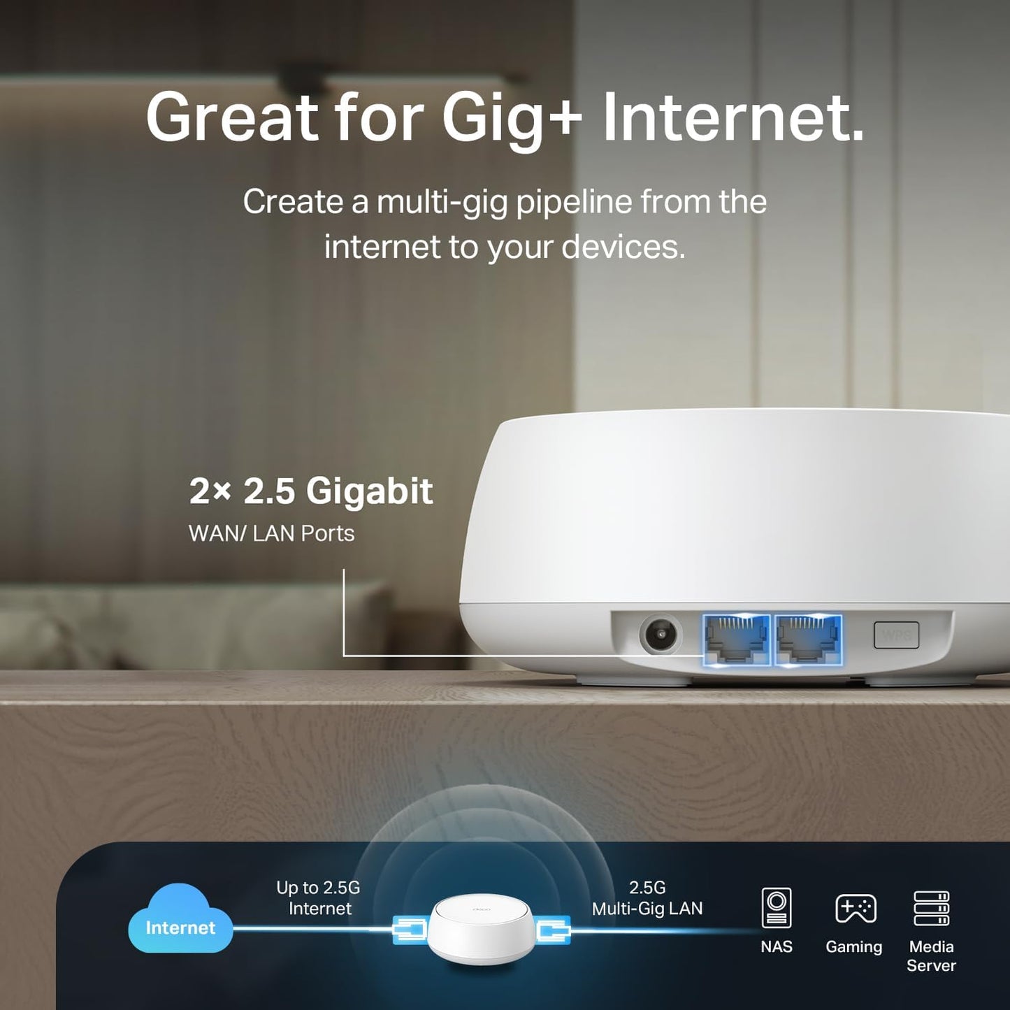 TP-Link Deco BE25 WiFi 7 Mesh System (3-Pack)
