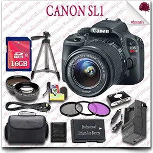 Canon EOS Rebel SL1 Camera with 18-55mm Lens Bundle
