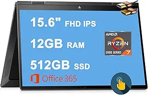 HP HP ENVY x360 15 Ryzen 7 Touchscreen 2-in-1 Laptop — main product image