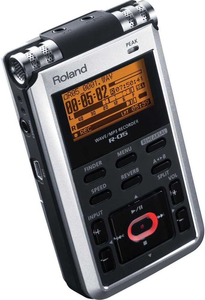 Roland R-05 Studio WAVE/MP3 Digital Recorder — main product image