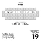 Sony Wheel of Fortune 2020 Day-to-Day Calendar