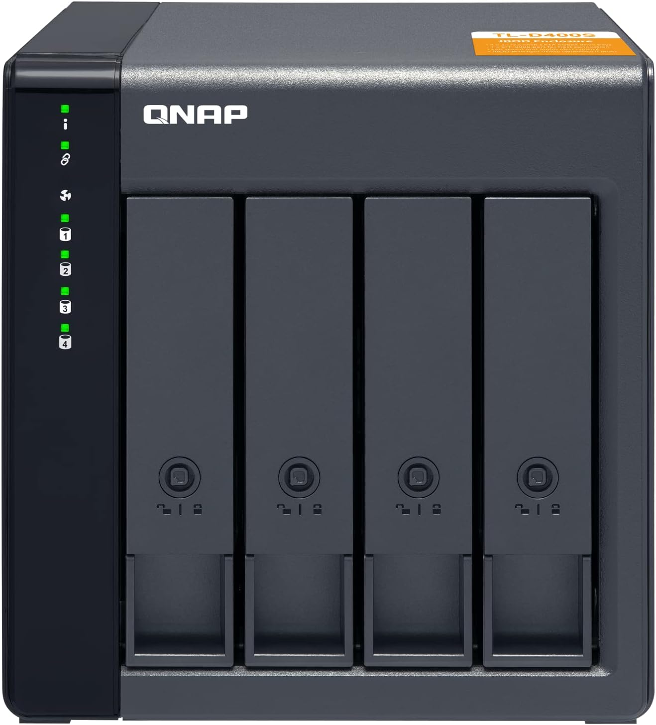 QNAP TL-D400S 4-Bay SATA 6Gbps JBOD Enclosure