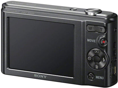 Sony DSCW800/B 20.1MP Digital Camera Black Renewed