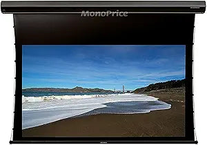 Monoprice 107945 Tensioned Motorized Projector Screen — main product image