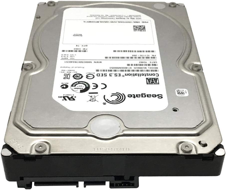 Seagate Constellation ES.3 - 4TB SATA HDD, 7200RPM (Renewed)