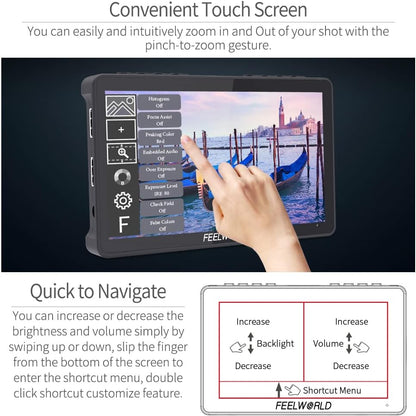 FEELWORLD F5 Pro V4 6" Touch Screen Camera Monitor