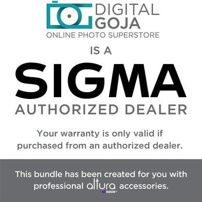 Sigma 16mm F1.4 Sony E Lens Accessory Bundle
