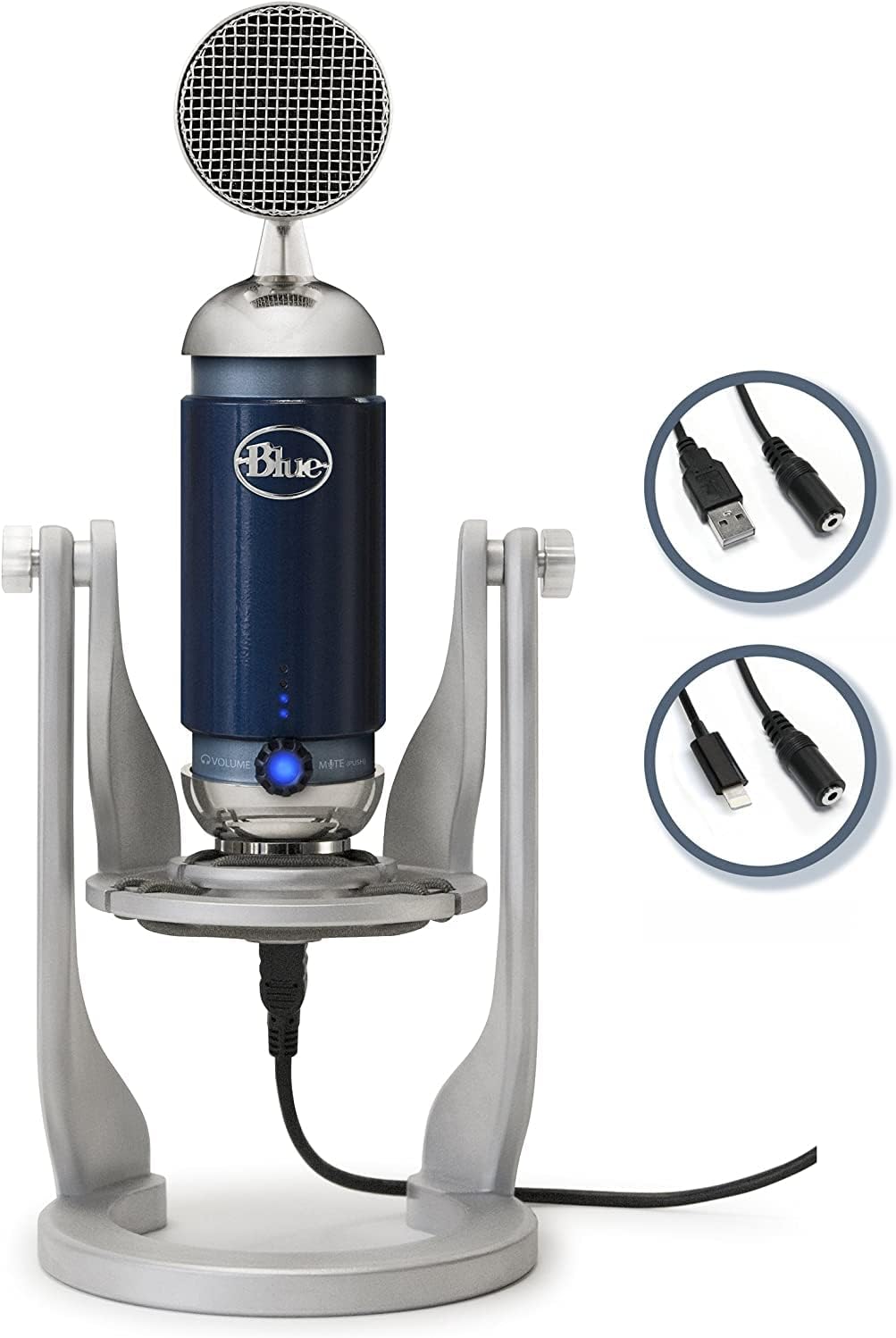 Logitech Blue-Spark Digital Lightning Condenser Microphone (Renewed)