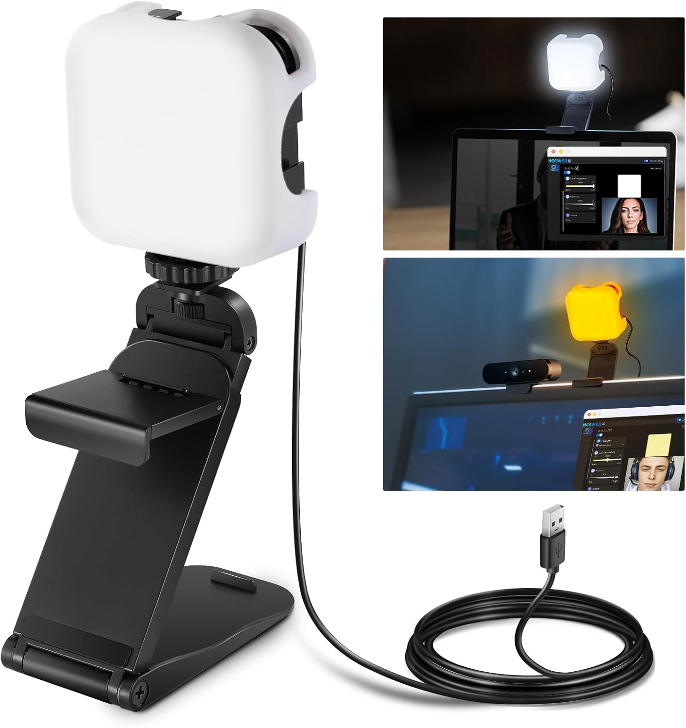 Neewer 10102594 LED Streaming Light Webcam