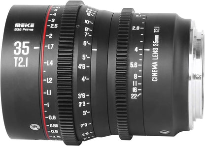 Meike 35mm T2.1 S35 EF Mount Cinema Lens