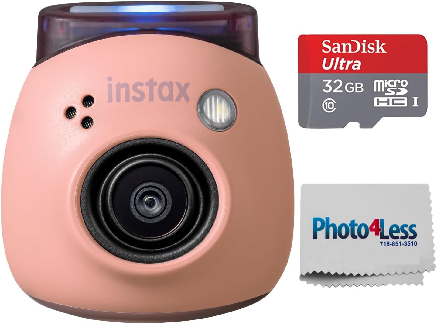 Fujifilm Instax PAL Digital Camera - Powder Pink Bundle