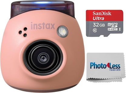 Fujifilm Instax PAL Digital Camera - Powder Pink Bundle