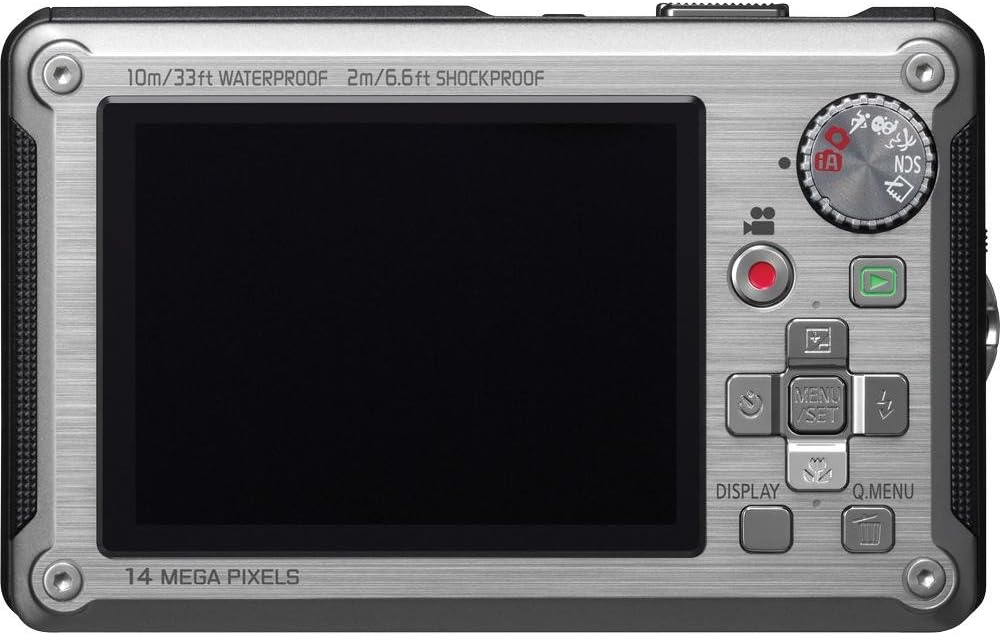 Panasonic DMC-TS2S Lumix Waterproof Digital Camera: 14.1MP, 4.6x Zoom
