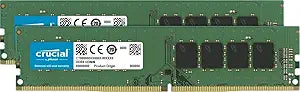 Crucial ASIHL59 16GB (2x8GB) DDR4 2666MHz Memory Bundle