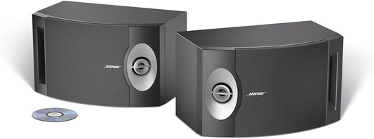 Bose 201-V Stereo Bookshelf Loudspeakers Pair Black