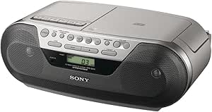 Sony CFDS05 CD Radio Cassette Recorder with Audio Input