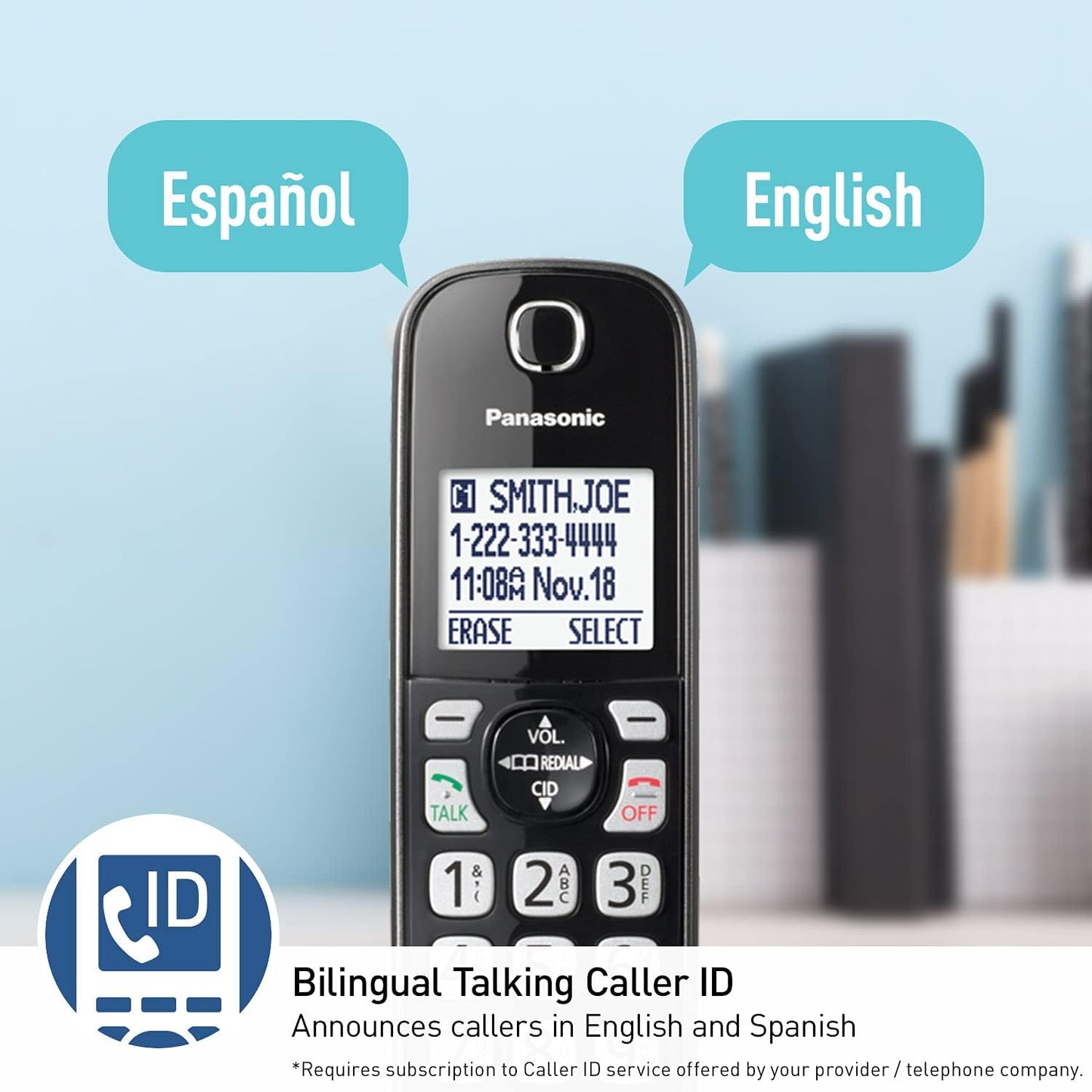 Panasonic KX-TGD664M Link2Cell Cordless Phone 4-Handset
