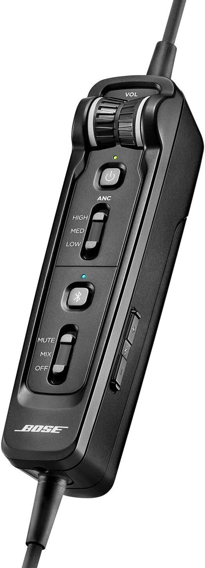 Bose 857641-3140 A30 Aviation Headset Bluetooth LEMO - Black