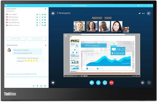 Lenovo M14 ThinkVision 14" FHD USB-C Portable Monitor