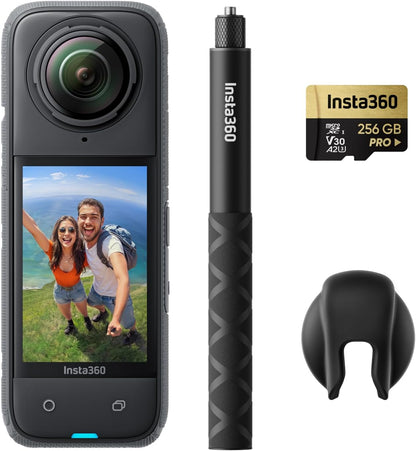 Insta360 CINSABMA-H X4 Get-Set Bundle 8K 360 Action Camera