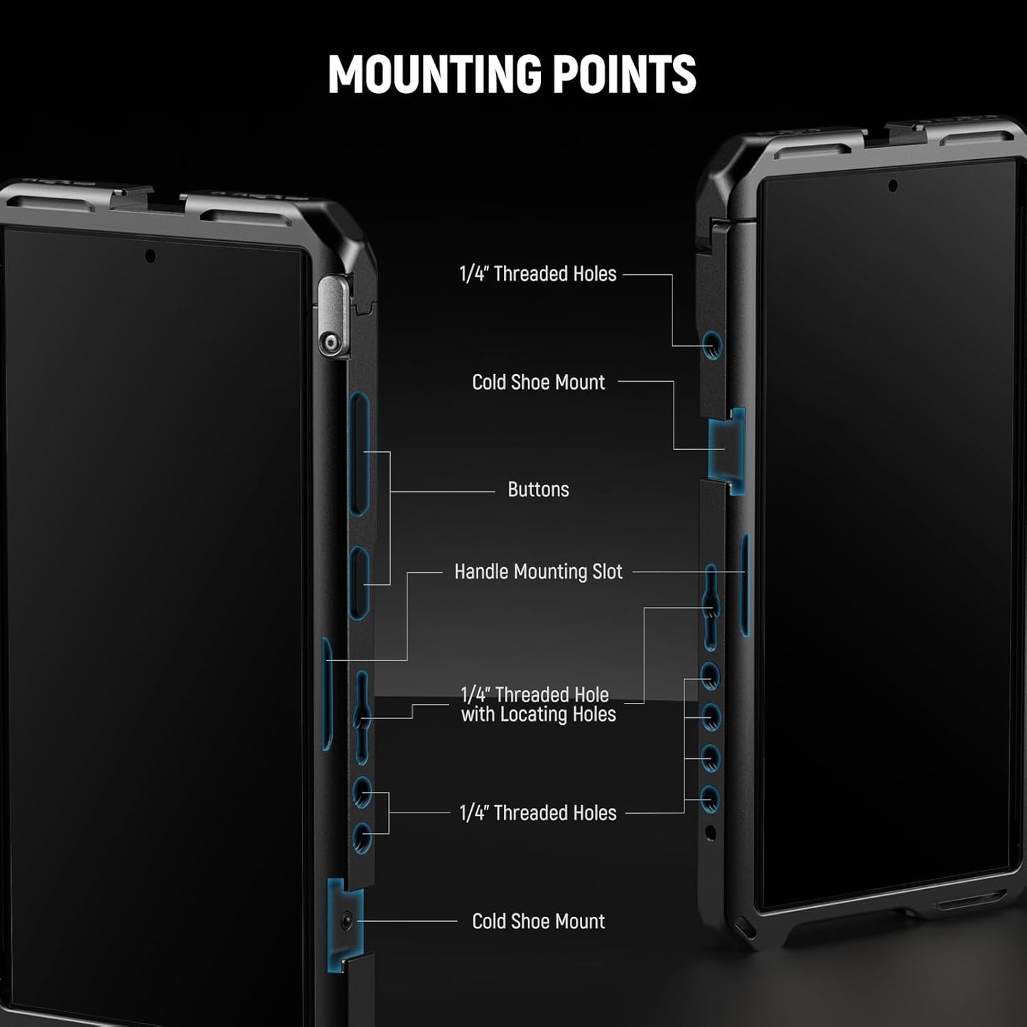 Neewer PA042+PA045S S24 Ultra Phone Cage Video Rig