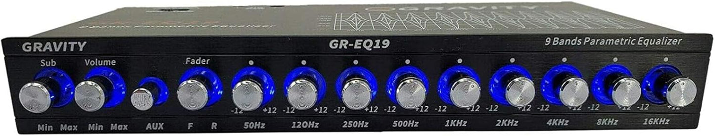 Gravity GR-EQ19 Car Audio Equalizer 9 Band EQ
