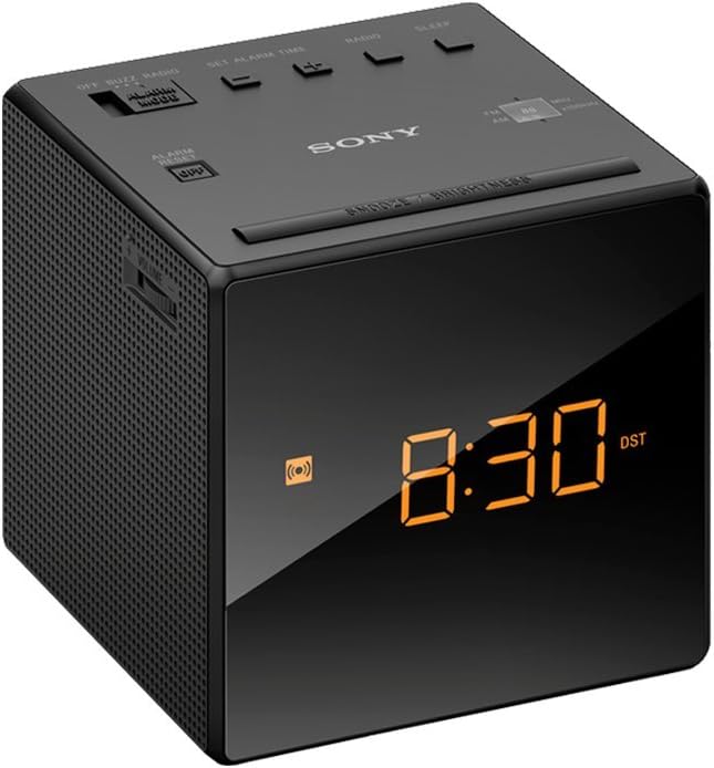Sony ICFC1B.CED Black AM/FM Clock Radio