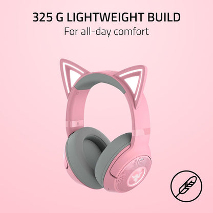 Razer RZ04-04860100-R3U1 Kraken Kitty V2 BT Headset - Quartz Pink