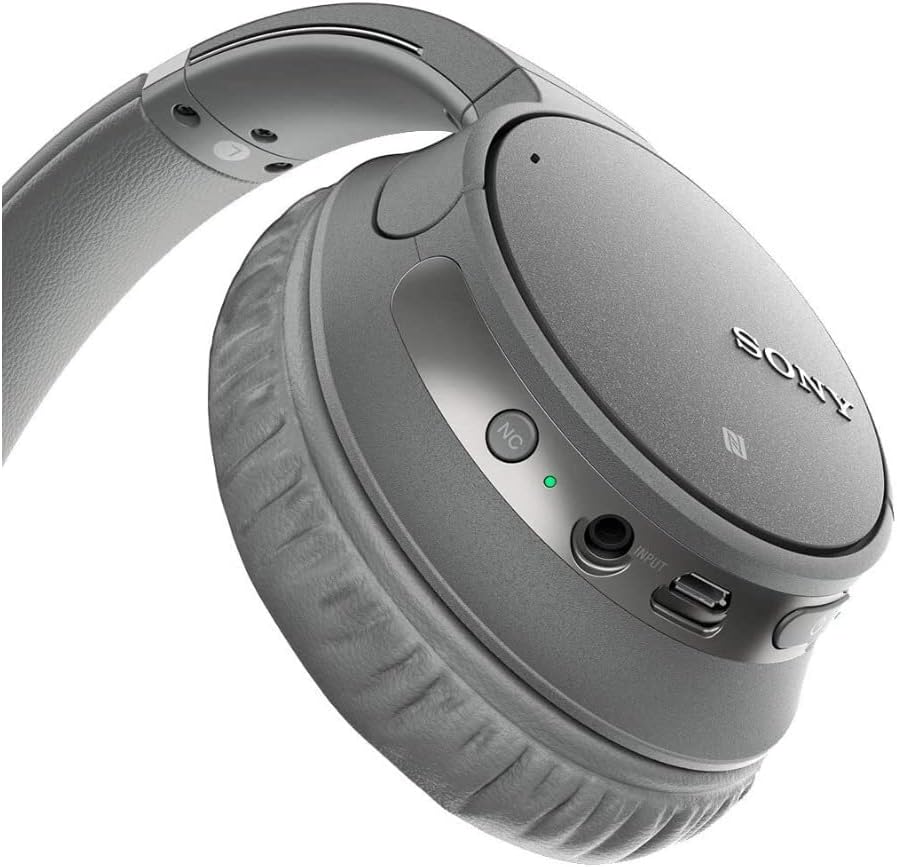 Sony WHCH700N/H Wireless Noise-Canceling Headphones - Gray