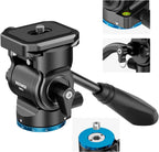 Neewer 10102493 GM24 Tripod Fluid Head, Blue