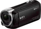 Sony HDRCX405/B Full HD Camcorder, 30x Zoom (Renewed)