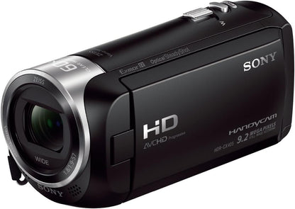 Sony HDRCX405/B Full HD Camcorder, 30x Zoom (Renewed)