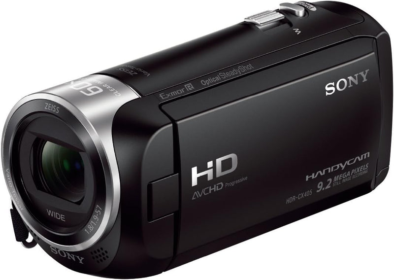 Sony HDRCX405/B Full HD Camcorder, 30x Zoom (Renewed) — main product image