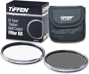 Tiffen 82HTPTP 82mm Digital HT Twin Pack - Ultra Clear Circular Polarizer