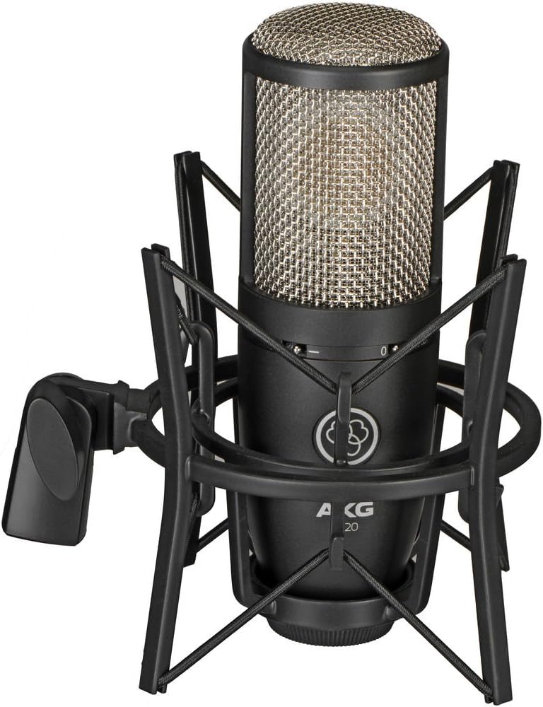 AKG P220 Studio Condenser Microphone Bundle - Large Diaphragm