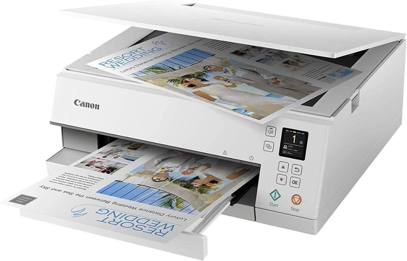 Canon TS6320 3774C022 White Wireless All-in-One Printer