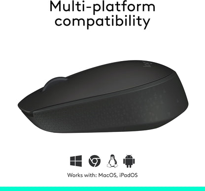 Logitech 910-004940 M170 Black Wireless Mouse
