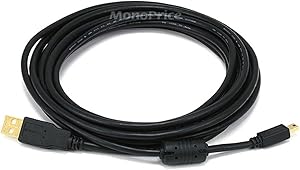 Monoprice 105450 15ft USB 2.0 A to Mini-B Cable — main product image