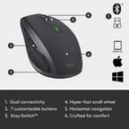 Logitech MX Anywhere 2S Wireless Mobile Mouse Renewed