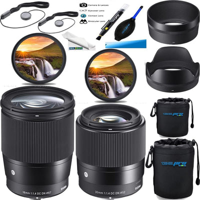 Sigma SIG16SIG30SNEB Two Lens Kit for Sony E Mount